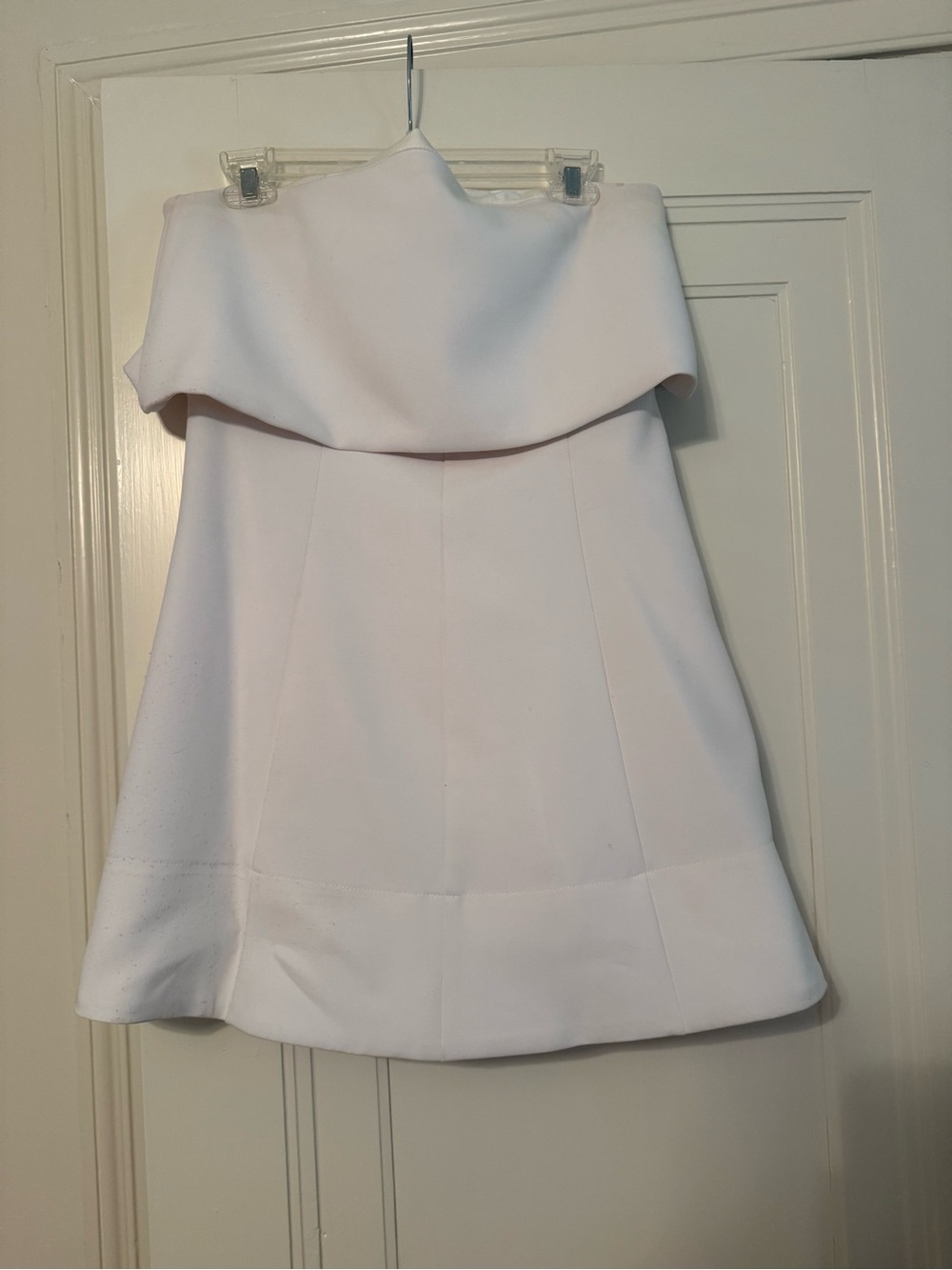 Karlie Off-Shoulder White Mini Dress